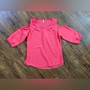 Gloria Pink Off the Shoulder Blouse